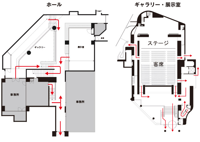 避難経路図